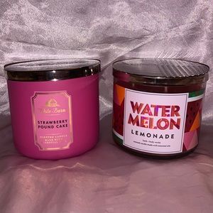 Strawberry Pound Cake & Watermelon Lemonade Candle